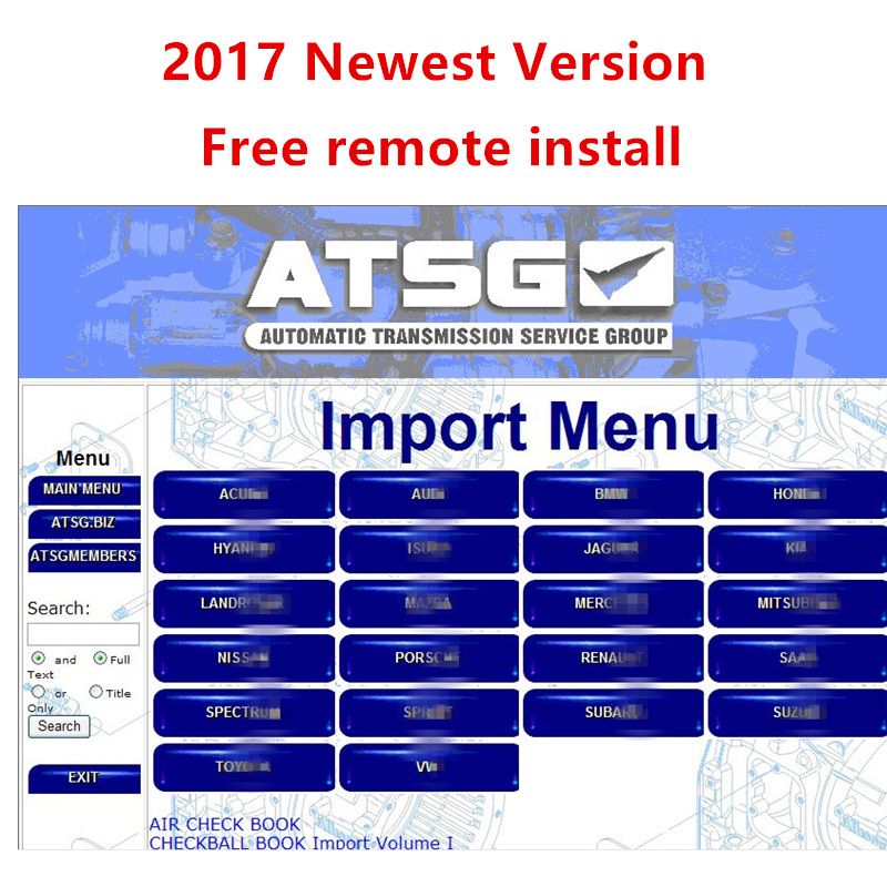 Auto Repair Shop Software - Free install ATSG 2017 auto repair