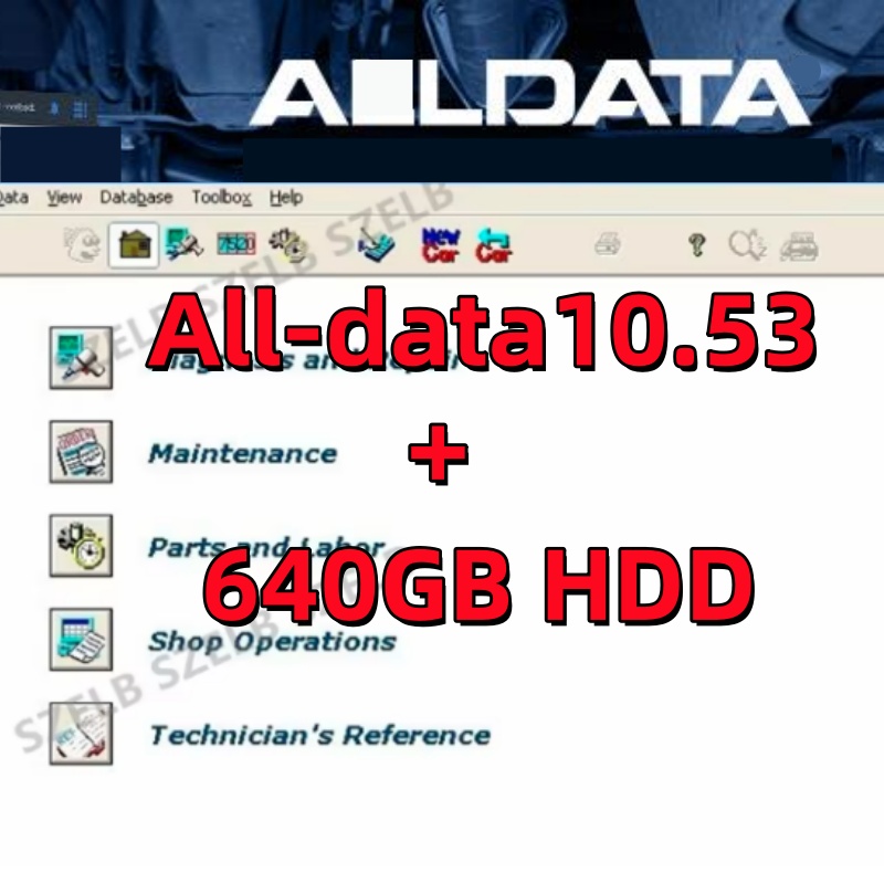 Auto Repair Shop Software - Newest 10.53 alldata updated to 2014