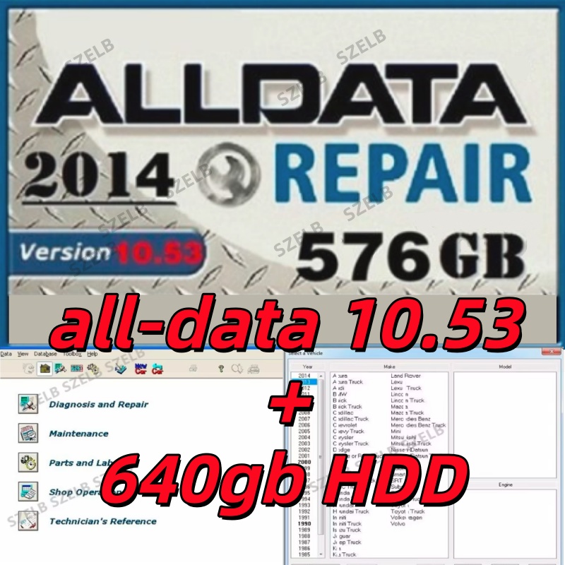 Auto Repair Shop Software - Newest alldata updated to 2014 year