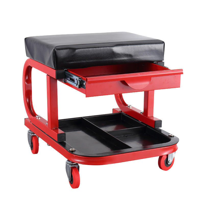 Garage Creeper Roller - Heavy Duty Tool Box Built-in Creeper