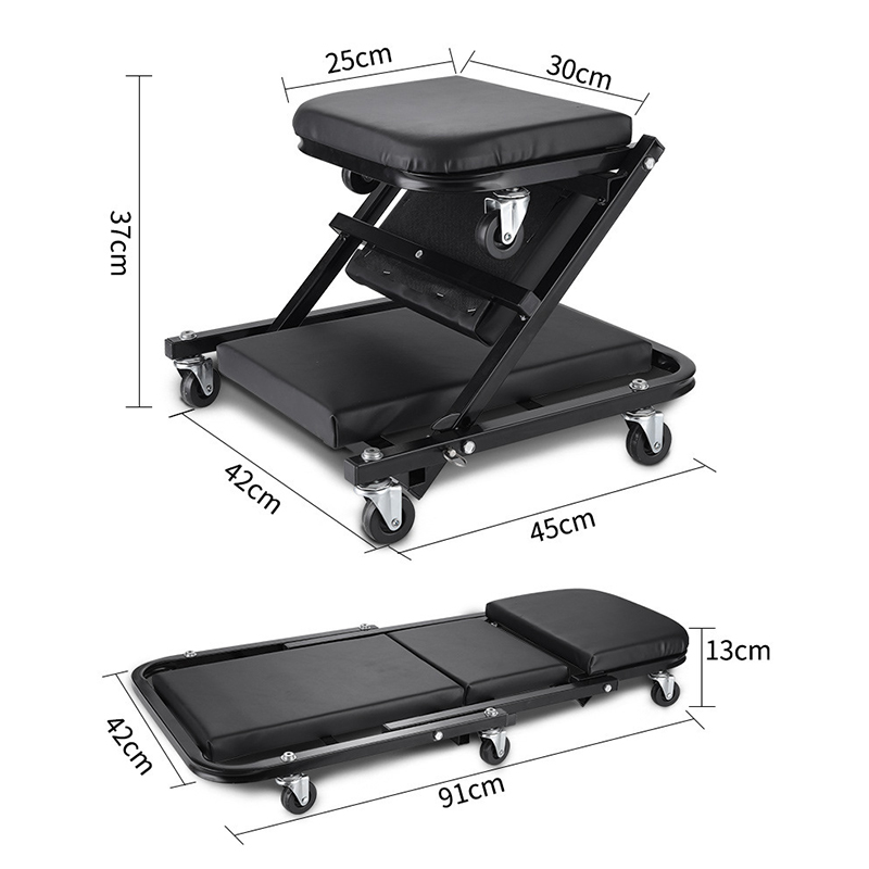 36-inch Folding Car Repair Bed - Garage Creeper Roller review and price
