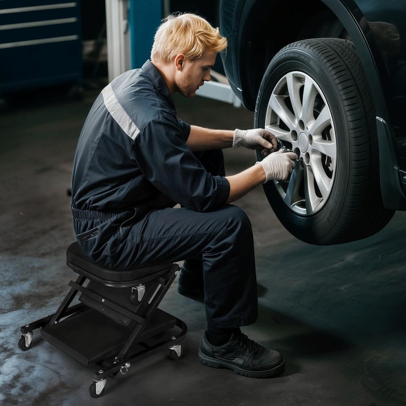 36-inch Folding Car Repair Bed - Garage Creeper Roller review and price