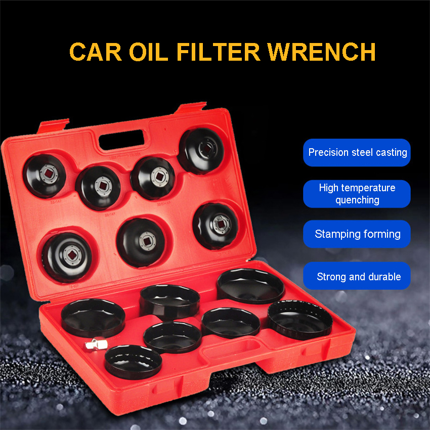 14 Pcs Universal Oil Filter Wr - Oil Filter Wrench review and price