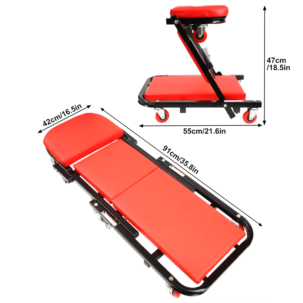 Mechanic Creeper 36-inch 2-in- - Garage Creeper Roller review and price