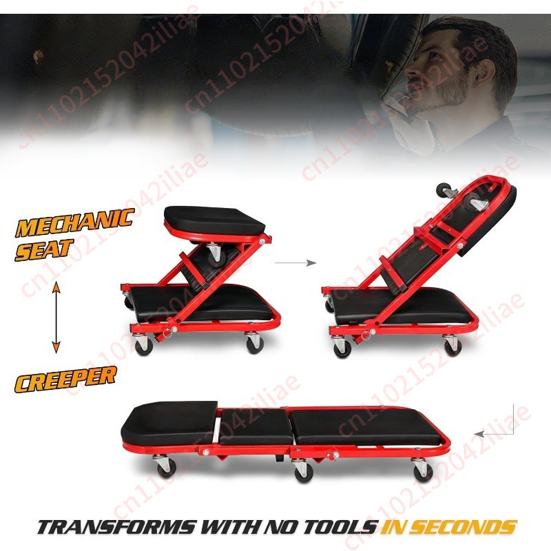 36-inch Folding Car Repair Bed - Garage Creeper Roller review and price