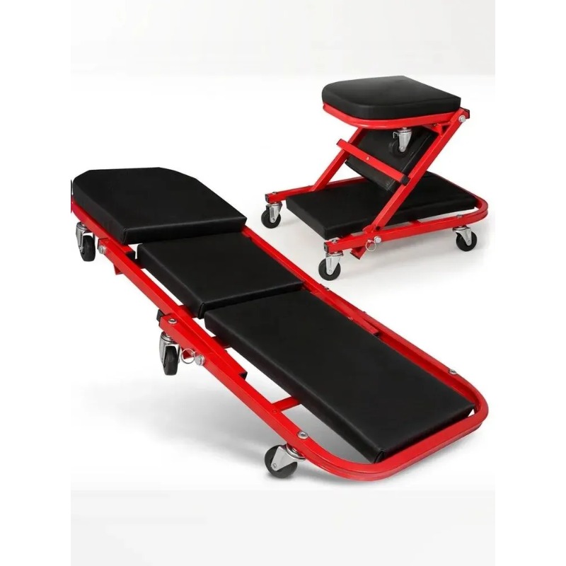 Foldable Z Creeper 2in1 Rollin - Garage Creeper Roller review and price