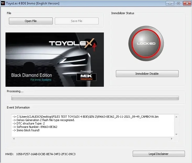 Toyolex 4 IMMO Software With U - Auto Repair Shop Software review and price