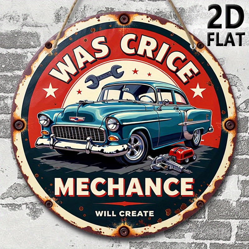 2D plane, retro auto repair sh - Auto Repair Shop Logo Design review and price