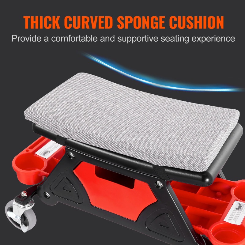 Rolling Mechanic Seat 300 LBS  - Garage Creeper Roller review and price