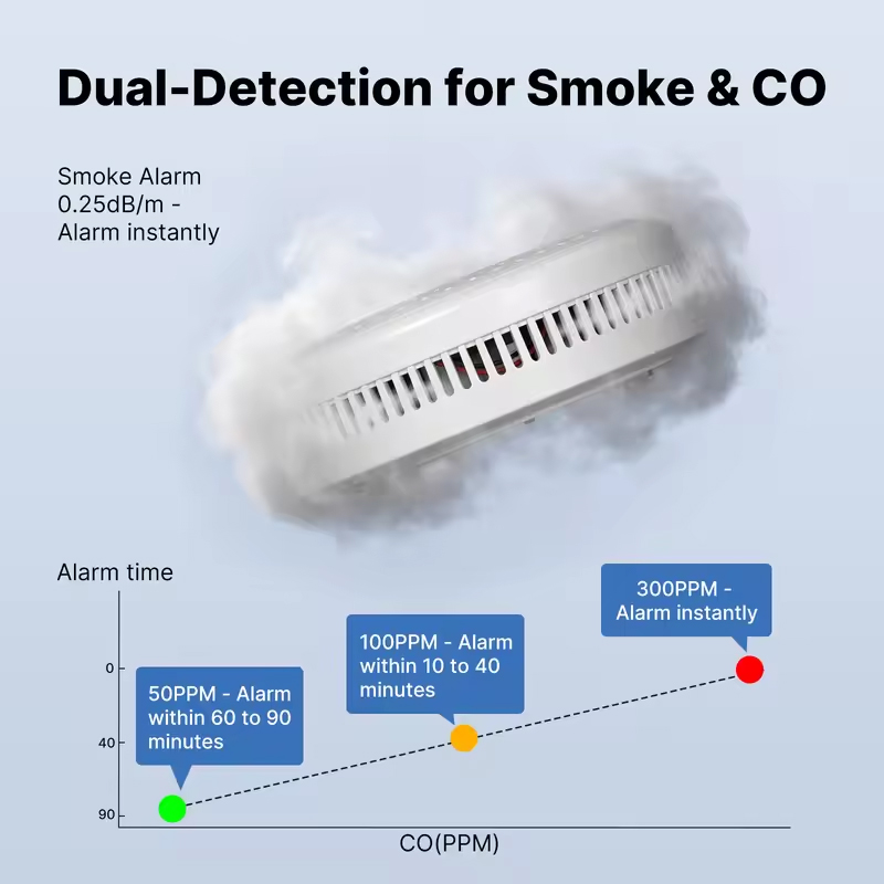 MOES Tuya ZigBee Smoke and Car - Smoke Leak Detector review and price